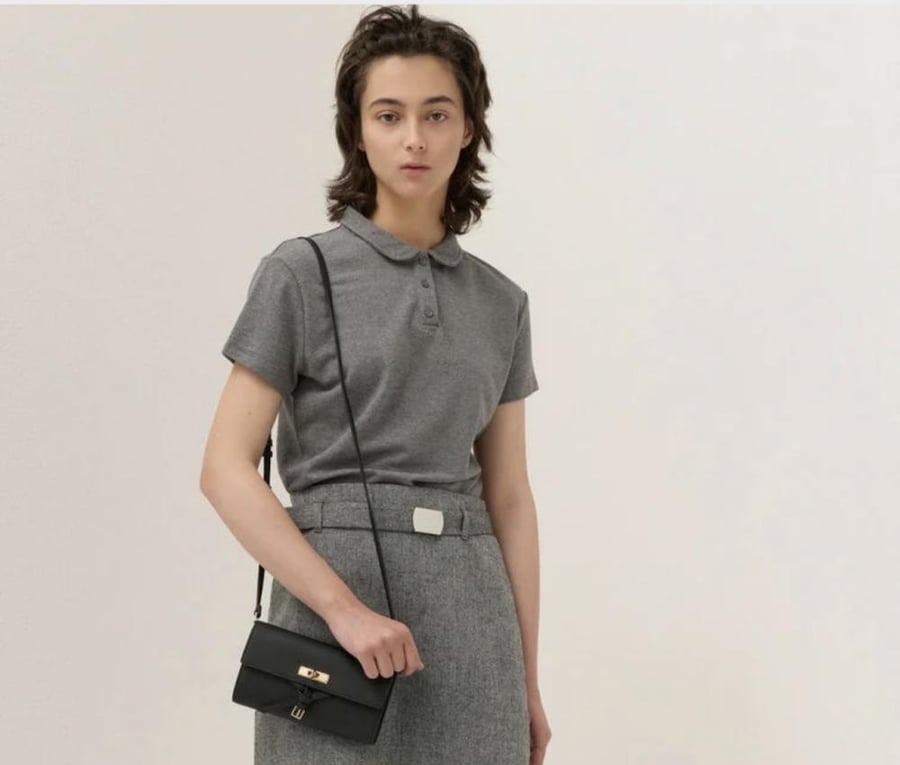 Tricha Knotted-Belt Crossbody Bag - Black