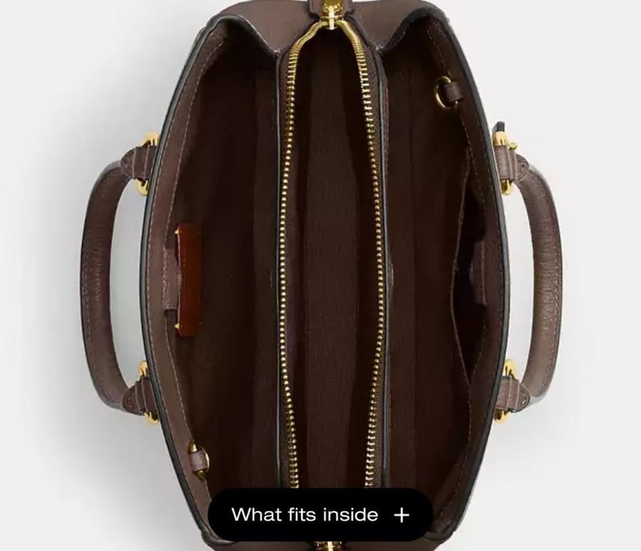 ‏Savannah Small Carryall Bag coach