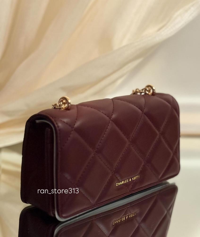Paffuto Quilted Chain-Handle Long Wallet
