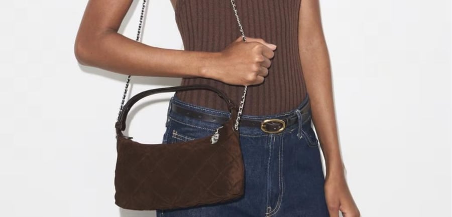 FLEMING SUEDE POCHETTE