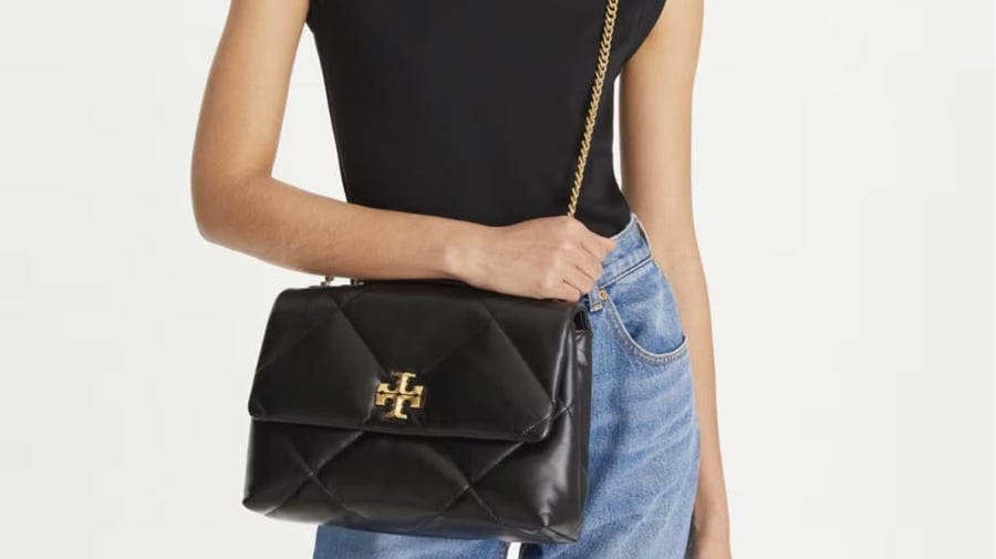 KIRA DIAMOND QUILT SHOULDER BAG