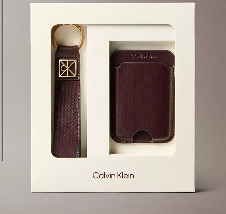 Allover Monogram Key Fob and Card Case