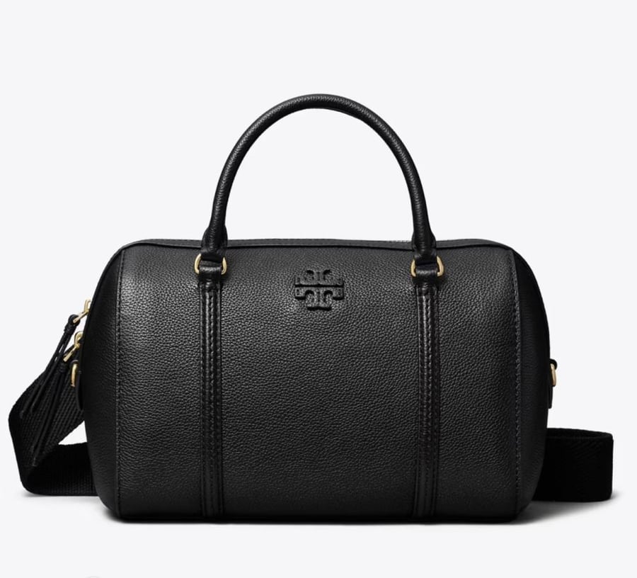 PEBBLED LEATHER SATCHEL