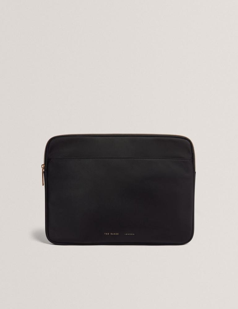 Arwen Quilted Top Handle Vanity Bag - Black