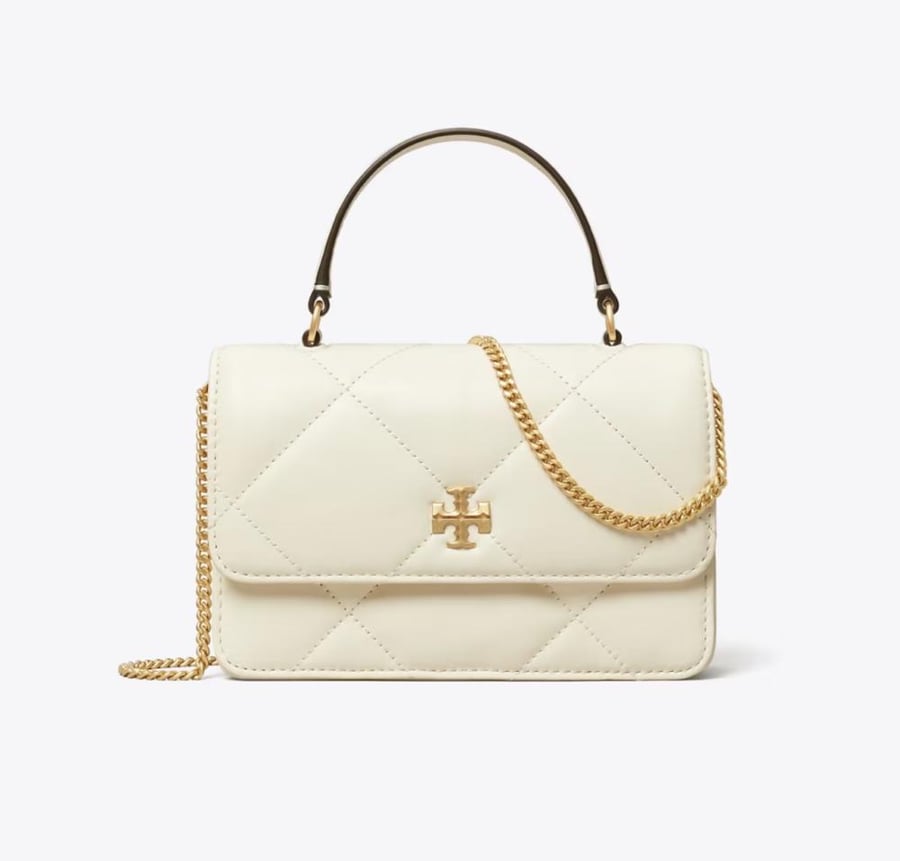 MINI KIRA DIAMOND QUILT TOP-HANDLE CROSSBODY