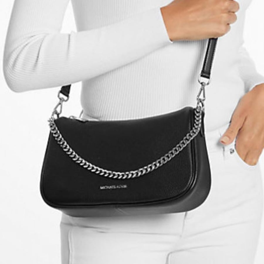 ‏Carmela Small Pebbled Leather Crossbody Bag
