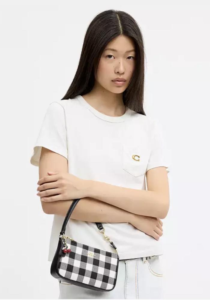 Nolita 19 With Gingham Print And Charm