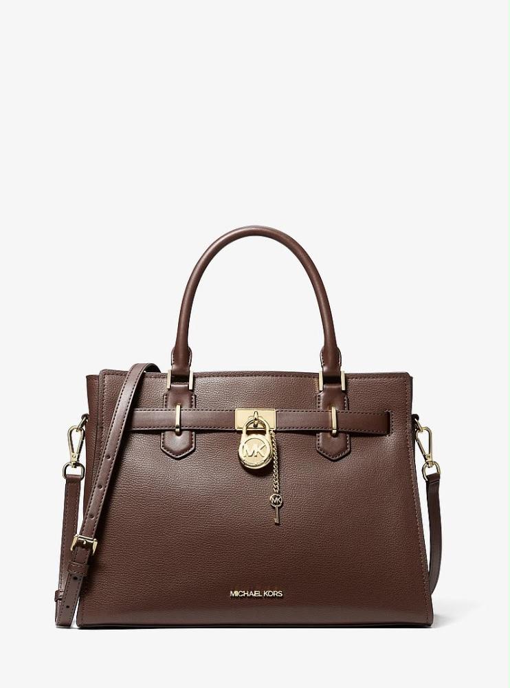 Landon Medium Leather Satchel