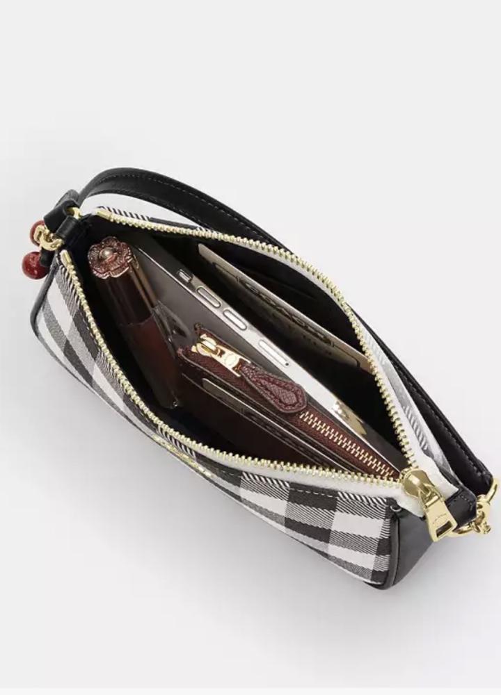 Nolita 19 With Gingham Print And Charm