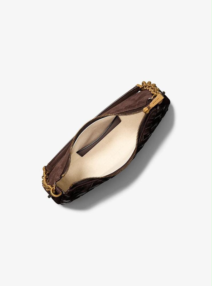 Nolita Medium Hand-Woven Leather Chain Pochette