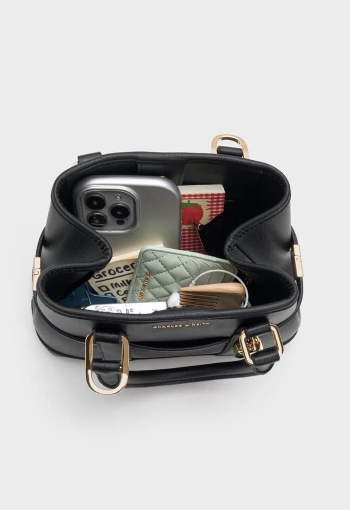 Mini Scottie Tote Bag - Black