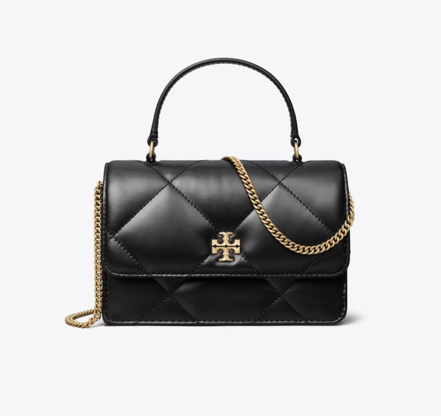 MINI KIRA DIAMOND QUILT TOP-HANDLE CROSSBODY
