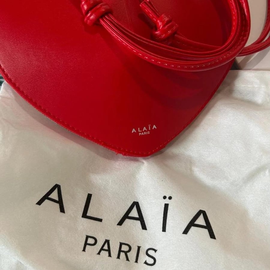 ALAiA red bag