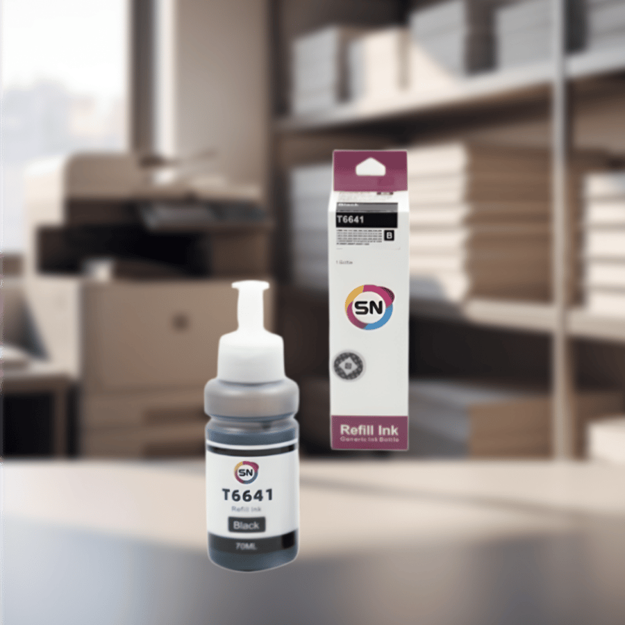 Compatible SN Liquid Ink T-6641 Black