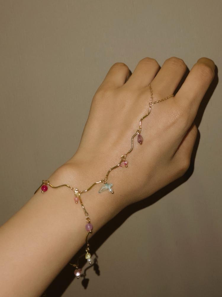 Beaded Finger Bracelet