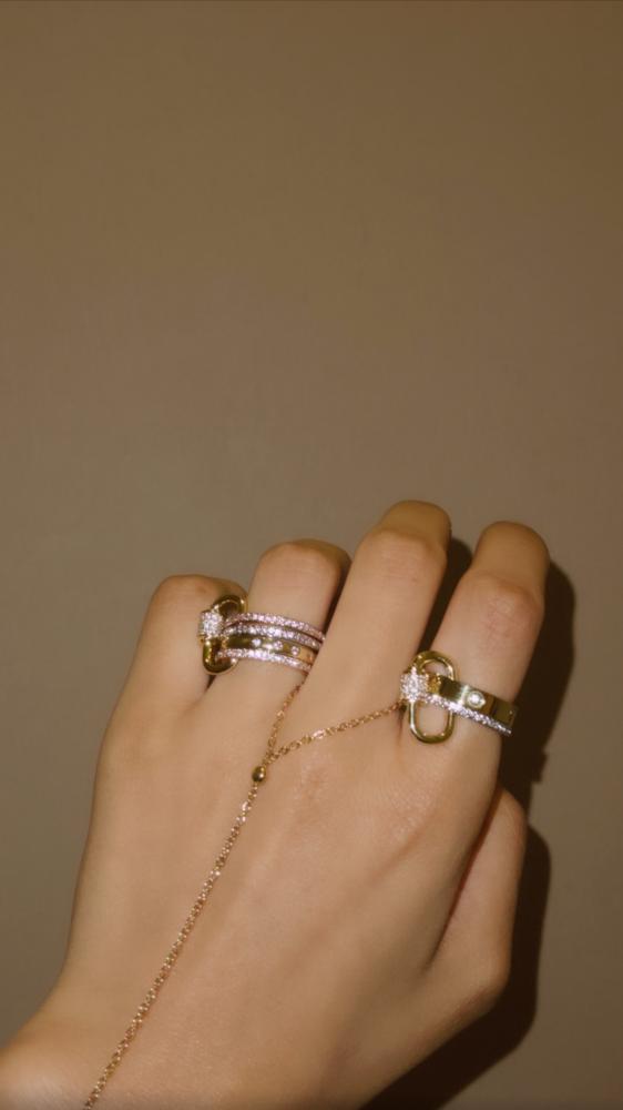 Slim Star Lock Ring Set