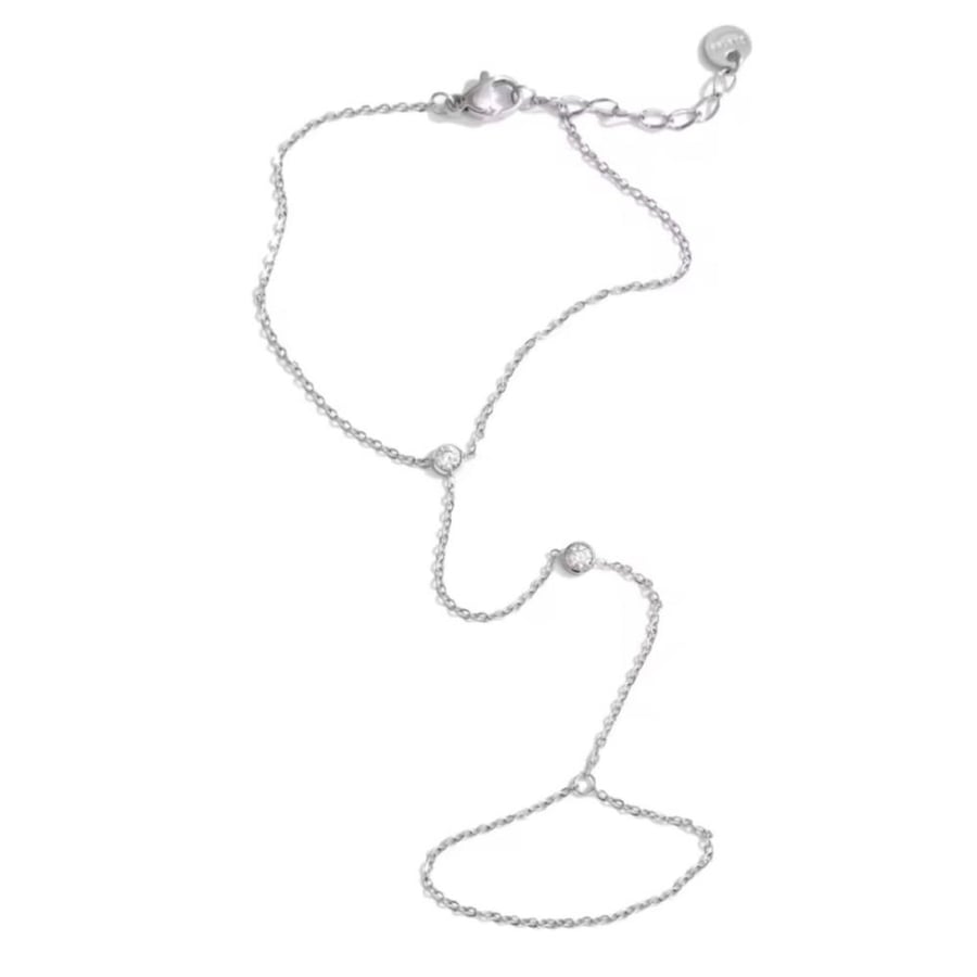 Silver Finger Bracelet