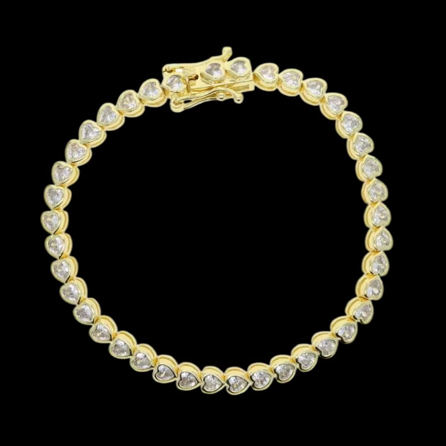 Heart Shape Bracelet – Gold