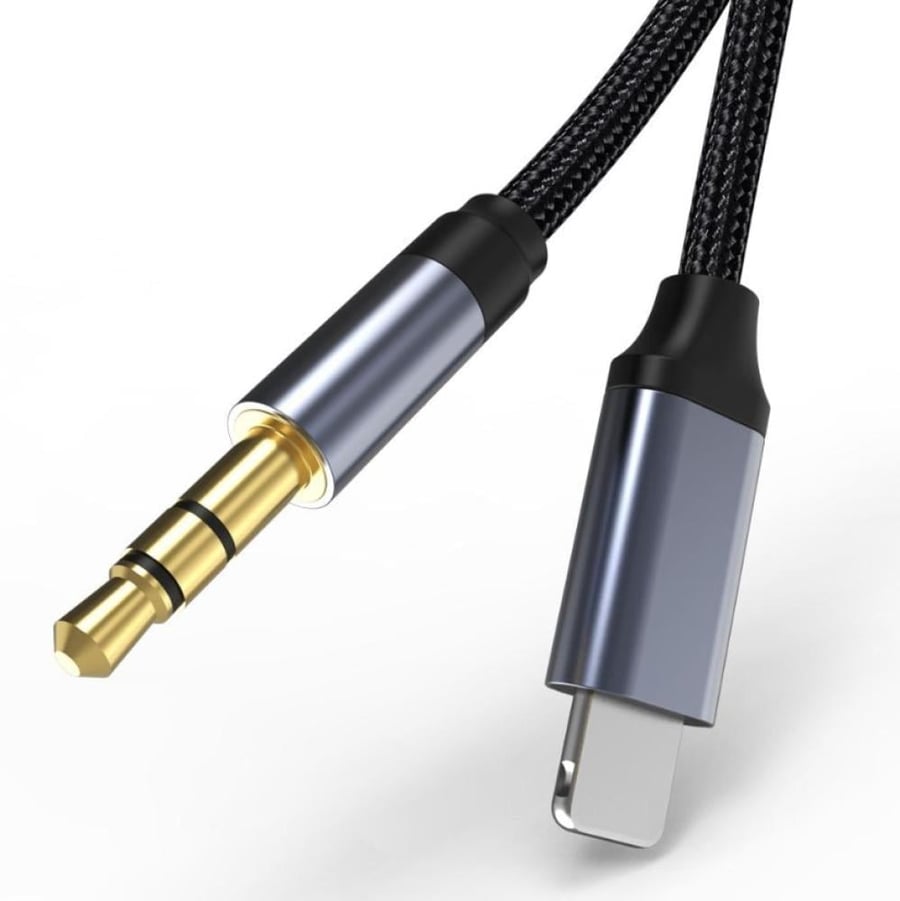 كيبل جيبل من USB-C إلى AUX 3.5mm بطول 1.2م – جودة صوت استثنائية، تصميم قوي، متوافق مع جميع الأجهزة