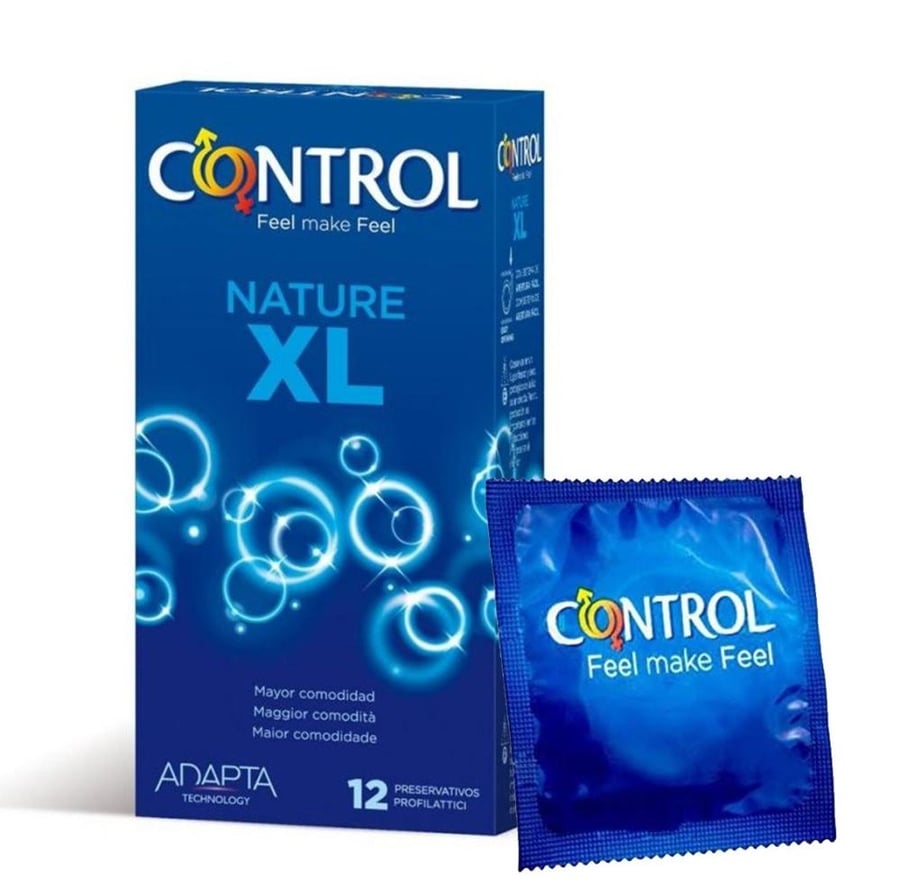 كونترول واقيات ذكرية حميمية CONTROL NATURE XL اوسع واطول 12 كيس