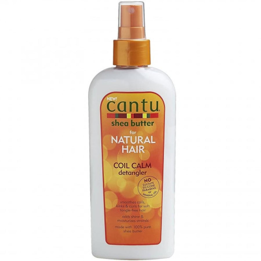 كانتو بخاخ مستحضر فك التشابك اللطيف كويل كالم 237 مل CANTU SHEA BUTTER NAYURAL HAIR COIL CALM DETANGLER
