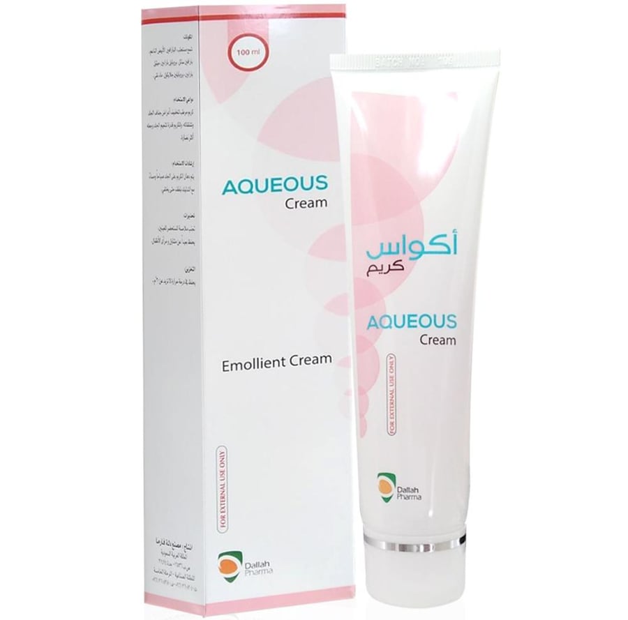 أكواس كريم ترطيب 100 مل AQUEOUS CREAMEMOLLIENT CREAM
