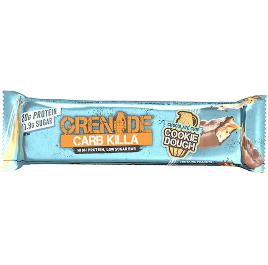 غريناد كارب كيلا لوح عالي البروتين بنكهة الكوكبز ورقائق الشوكولاته 60 جرام GRENADE CARB KILLA COOKIE DOUGH