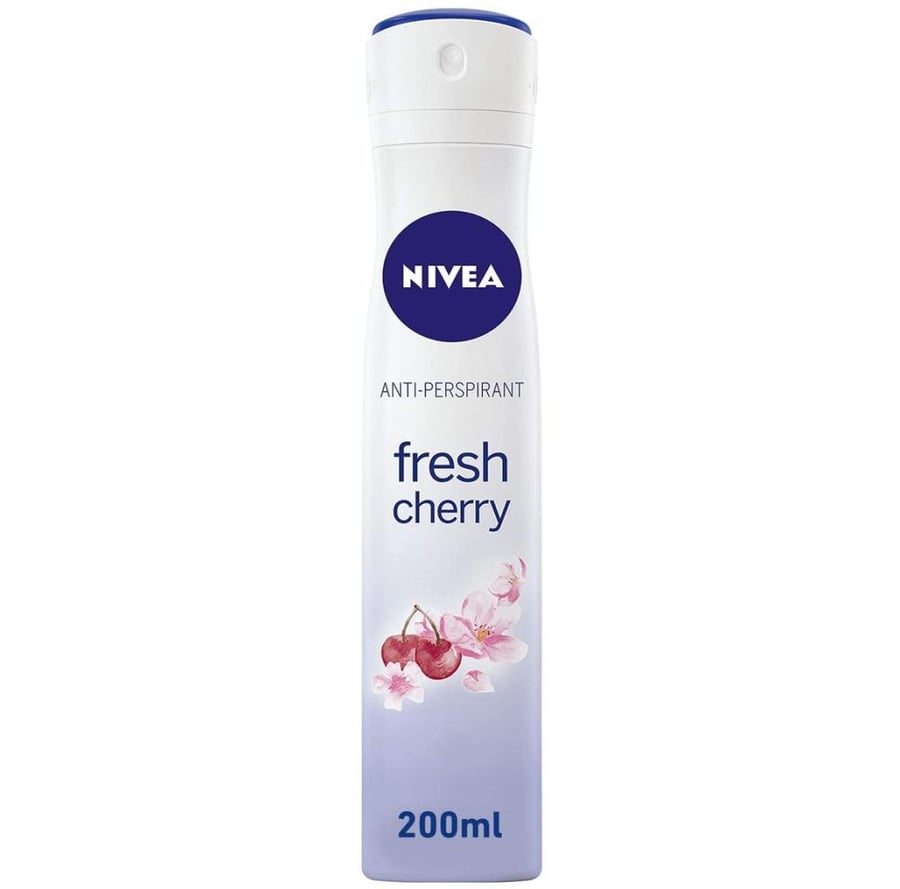 نيفيا بخاخ مضاد التعرق انتعاش برائحة الكرز 200 مل NIVEA ANTI PERSPIRANT FRESH CHERRY