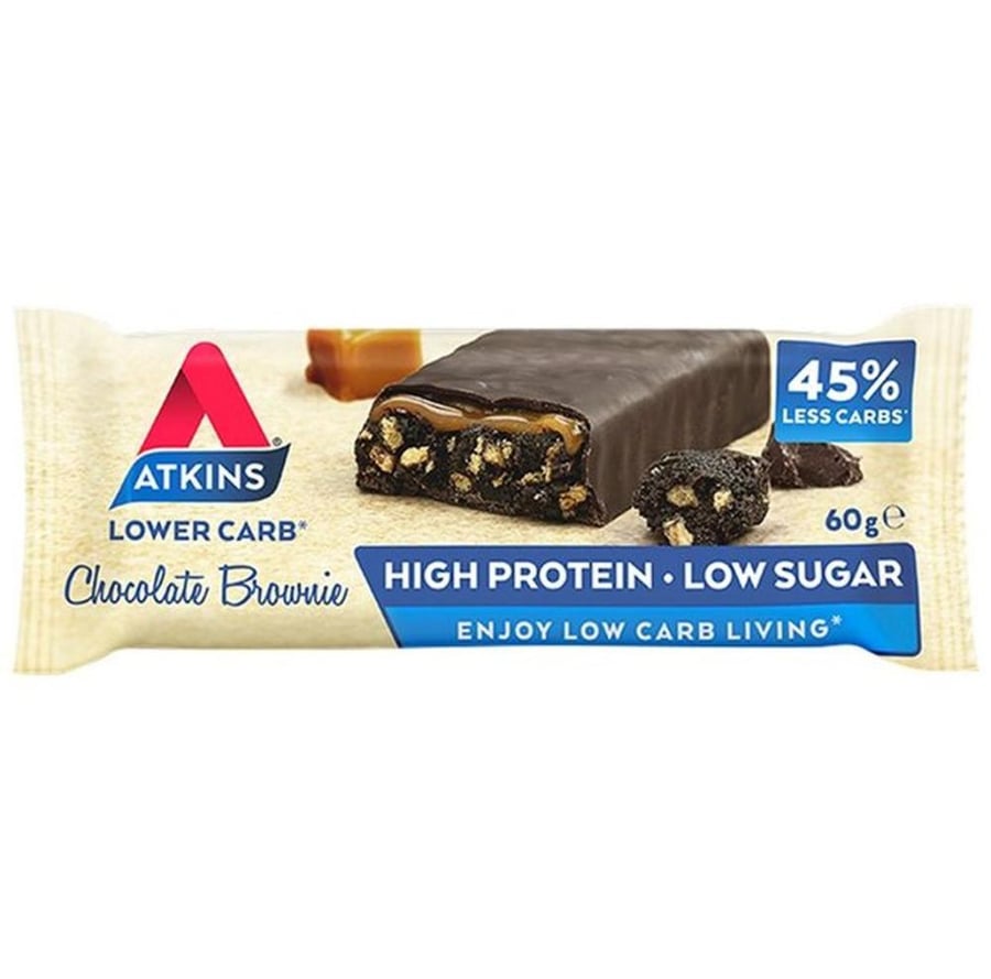 اتكينس لور كارب براوني الشوكولاته مع محليات 60ج ATKINS LOWER CARB HIPROTEIN LOW SUGAR