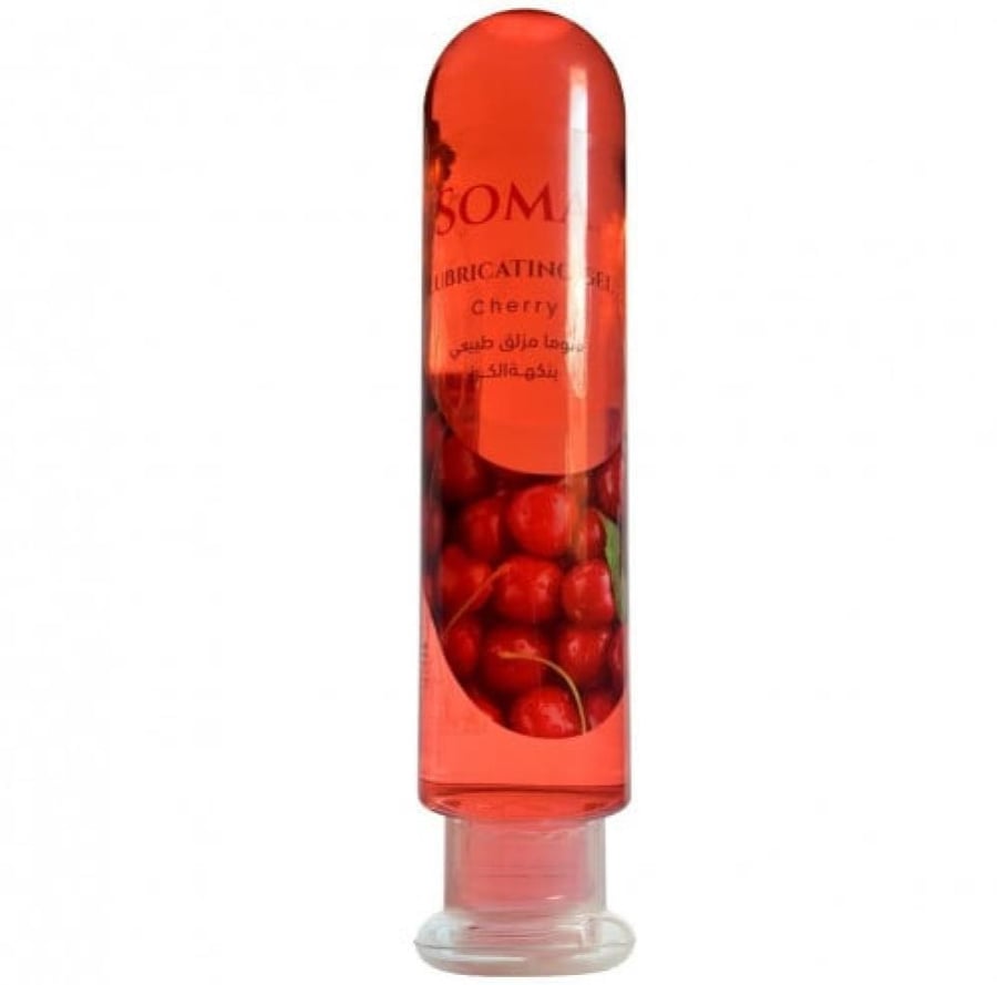 سوما مزلق طبيعي بنكهة الكرز 120 مل SOMA LUBRICATING GEL CHERRY