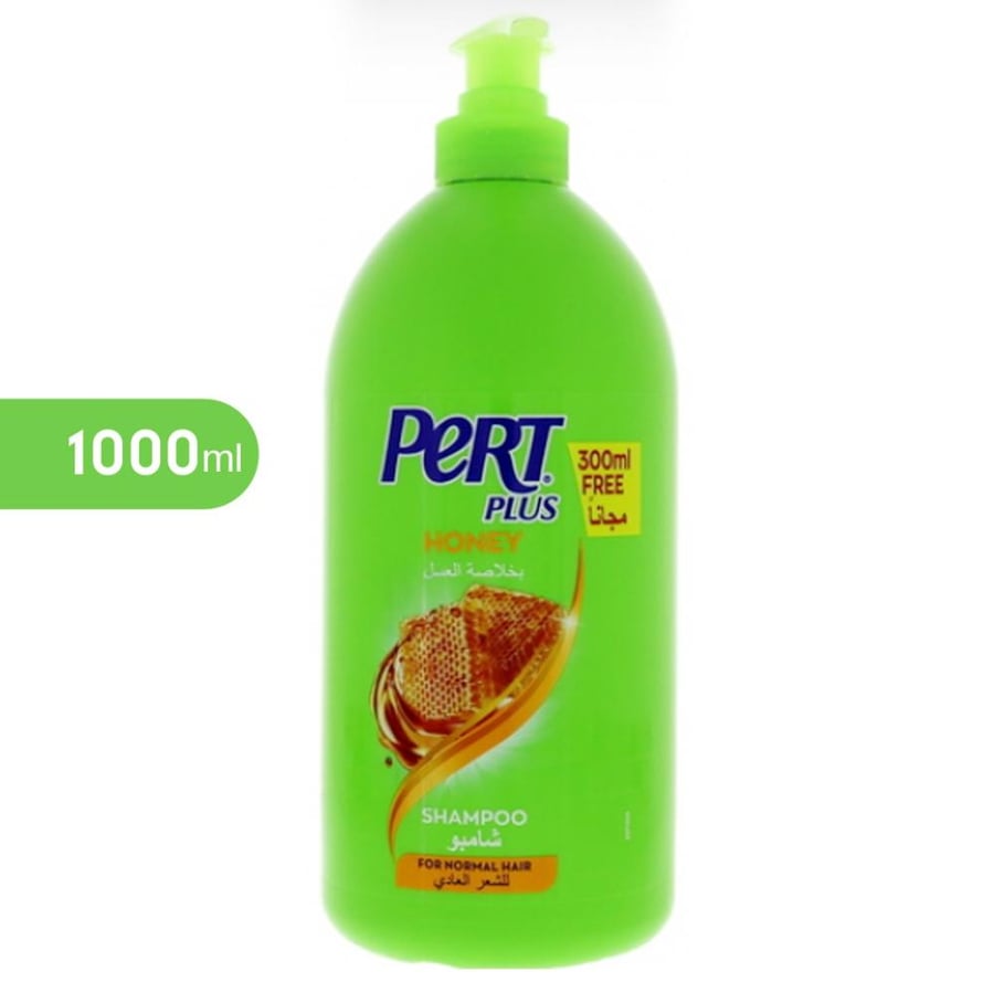 برت بلس شامبو شعر بخلاصة العسل للشعر العادي 1000 مل pert plus honey shampoo