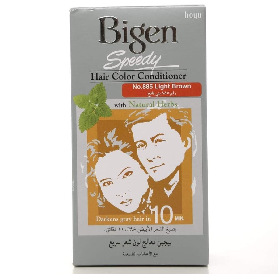 بيجن سبيدي صبغة شعر رقم 885 بني فاتح BIGEN SPEEDY HAIR COLOR CONDITIONER