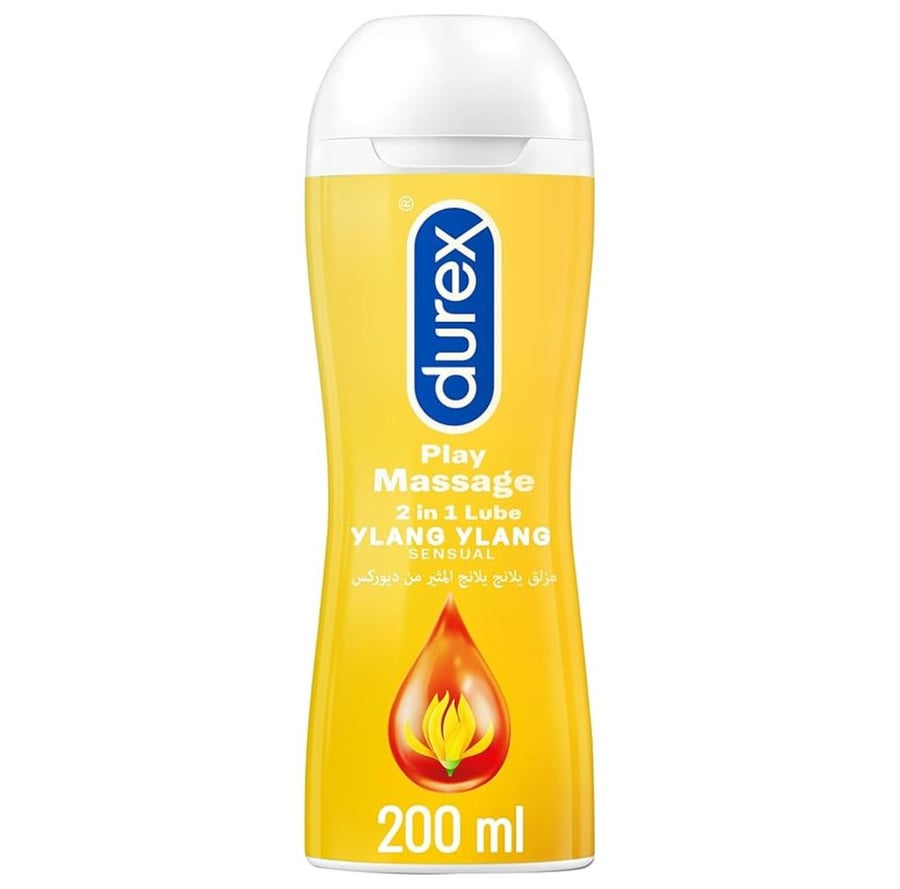 ديوركس جل مزلق حميمي وجل للتدليك بخلاصة اليانج يانج 200 مل DUREX PLAY MASSAGE 2IN1