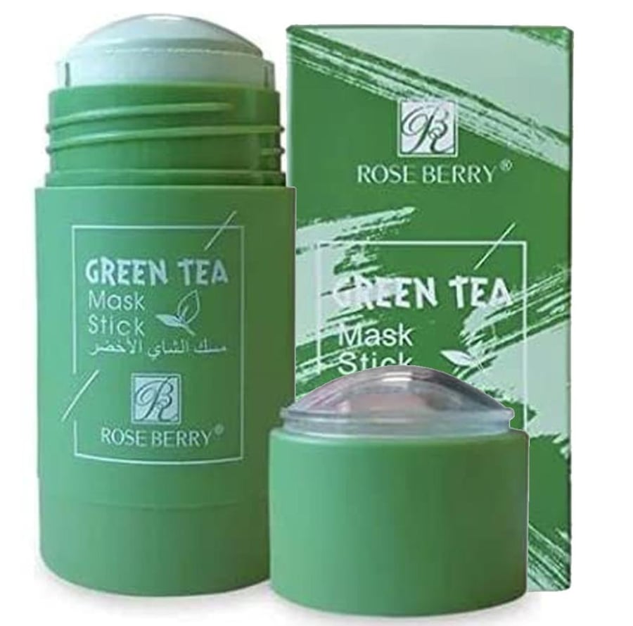 ماسك الشاي الاخضر قناع تنظيف البشرة 40 مل GREEN TEA MASK STIC ROSE BERRY