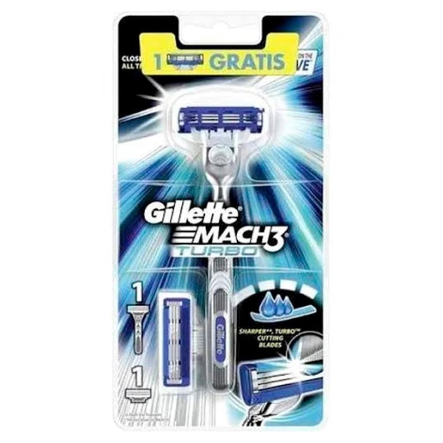 شفرات حلاقة جيليت ماك 3 توربو 1 GILLETTE MACH 3 TURBO 1
