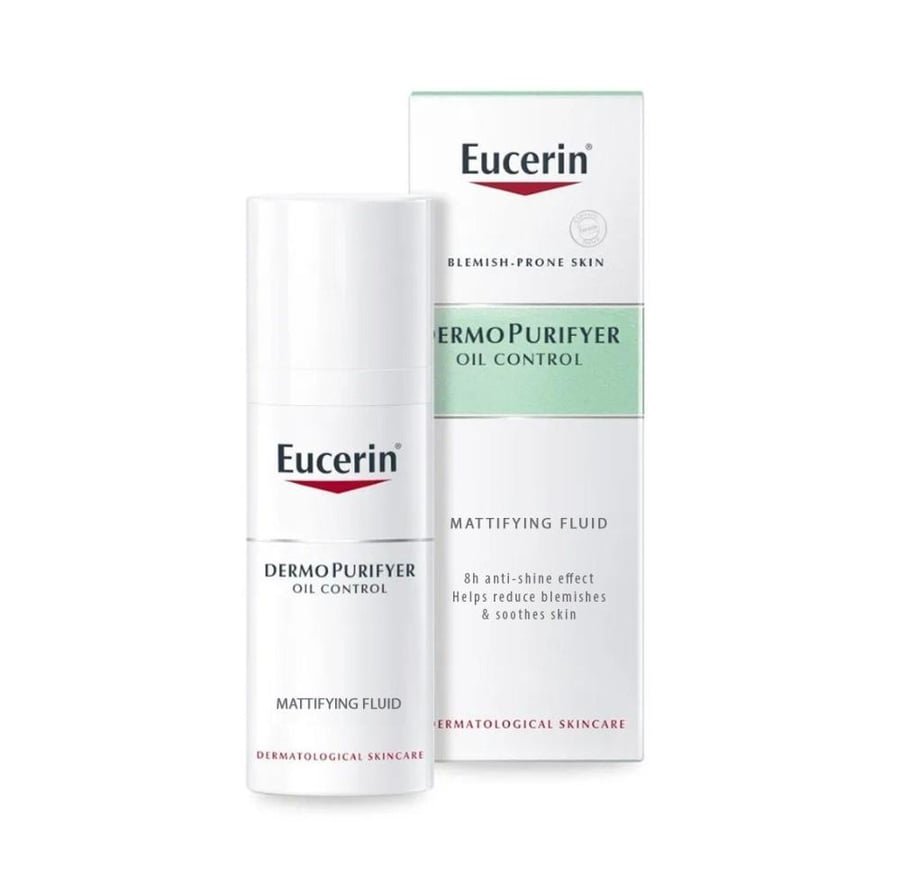 يوسيرين سائل مزيل لمعة ومزيل للبثور والرؤوس السوداء Eucerin Dermo purifyer oil control مــ 50ـــل