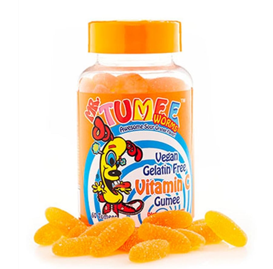 مستر تومي حلوى فيتامينات سي MR TUMEE WORMS VITAMIN C GUMEE