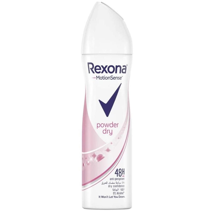ريكسونا بخاخ مزيل عرق جفاف البودرة 150 مل REXONA MOTION SENSE POWDER DRY ANTI PERSPIANT
