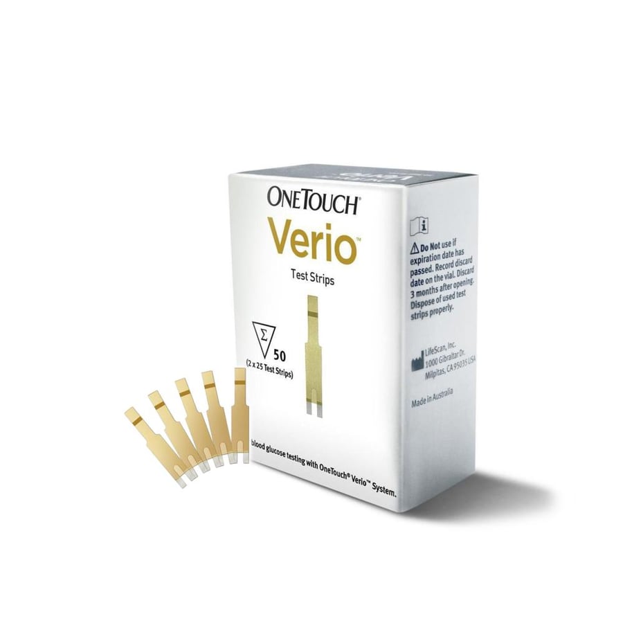 شرائط جهاز قياس السكر ون تاتش فيرو one touch verio