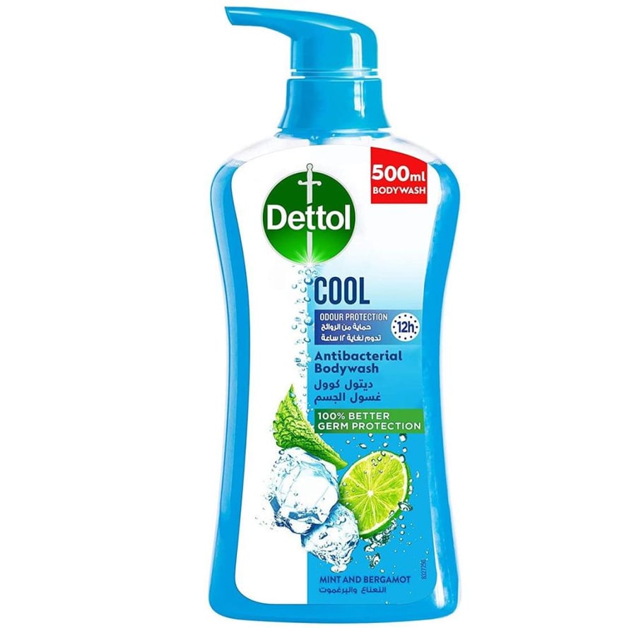سائل استحمام ديتول كوول النعناع والبرغموت 500 مل DETTOL ANTIBACTERIAL BODY WASH