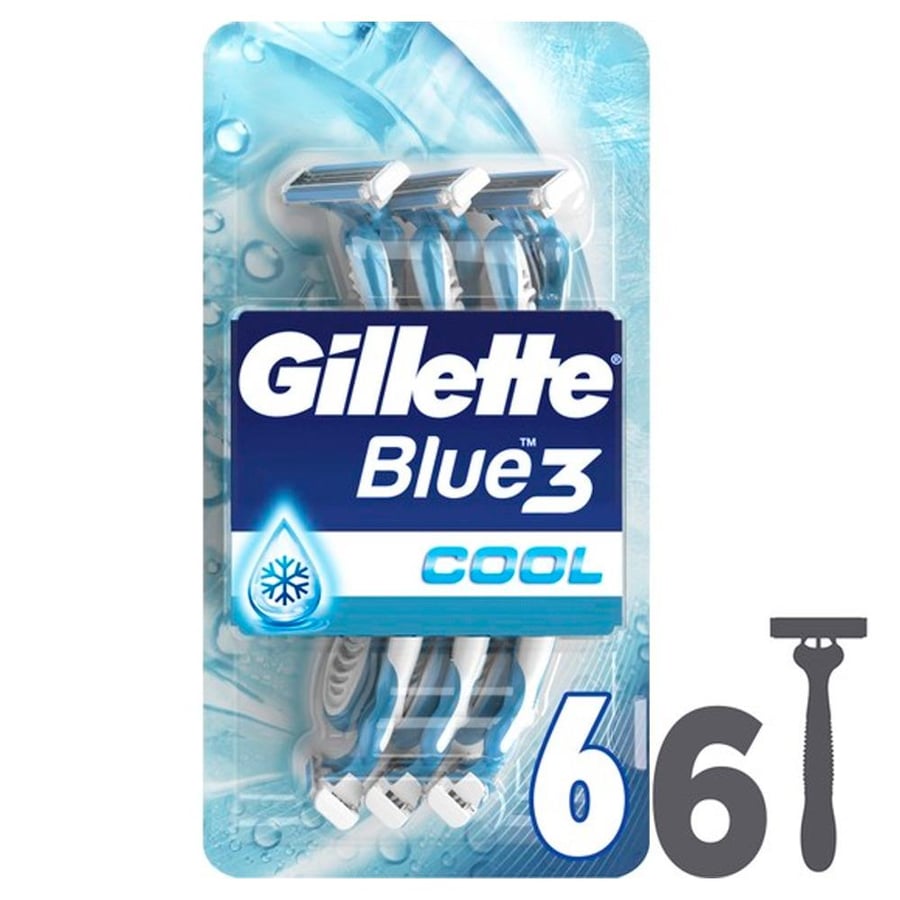 شفرات حلاقة جيليت بلو 3 كول GILLTTE BLUE3 شفــــ6ــــرات