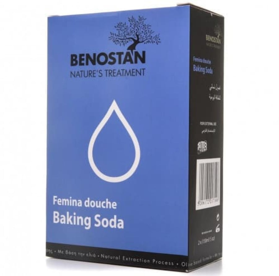 بينوستان فيمينا باكينج صودا غسول نسائي 2 150 مل benostan natures treatment