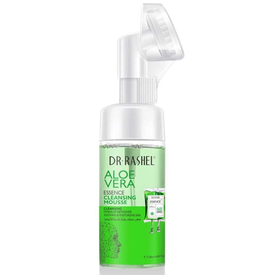 دكتور راشيل الو فيرا تونر خلاصة الالوفيرا لتنظيف البشرة 125 مل DR RASHEL ALOE VERA ESSENCE CLEANSING MOUSSE