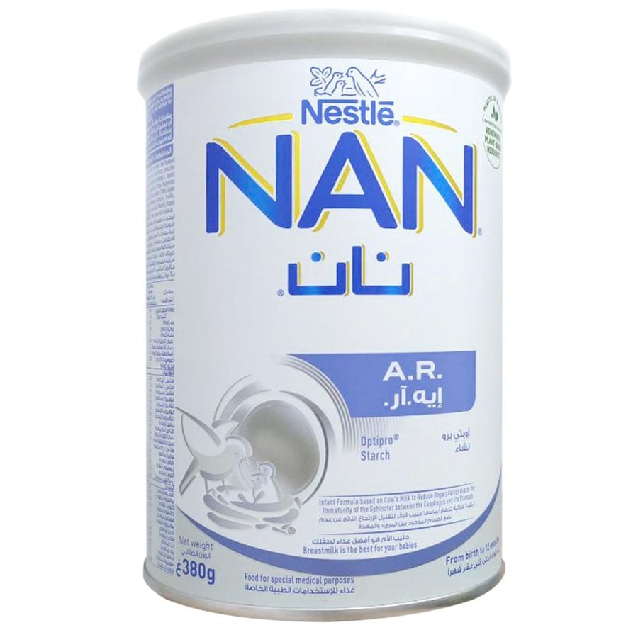 نان ايه ار اوبتي برو نشاء حليب اطفال 380 جرام