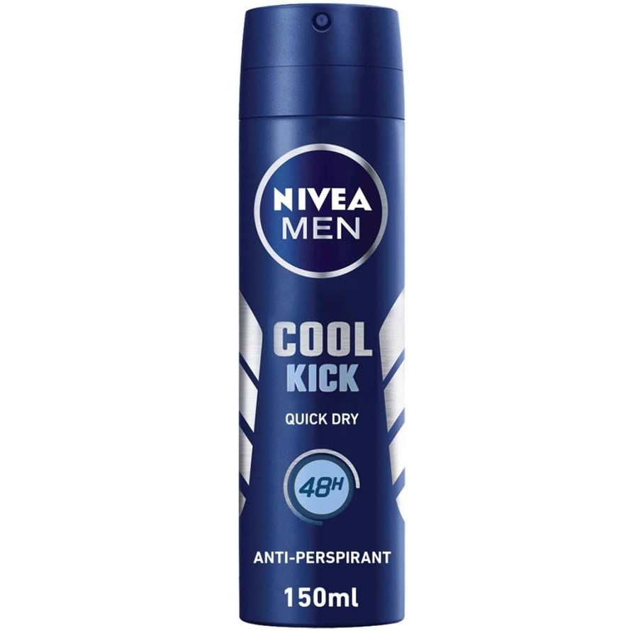نيفيا مان بخاخ مزيل عرق كوول كيك للرجال 150 مل NIVEA ANTI PERSPIRANT KOOL KICK