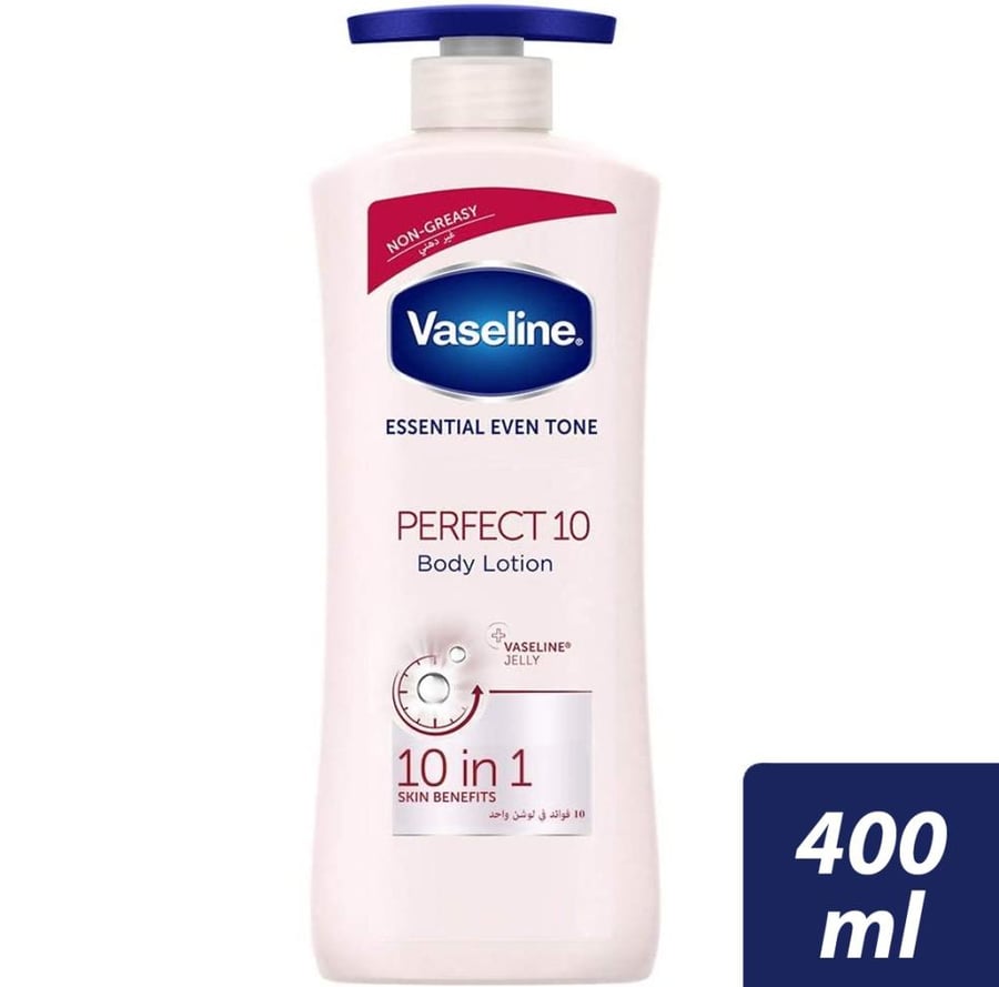 فازلين لوشن اللون الموحد الاساسي 10 بيرفكت 400 مل VASELINE ESSENTIAL EVEN TONE PERFECT10
