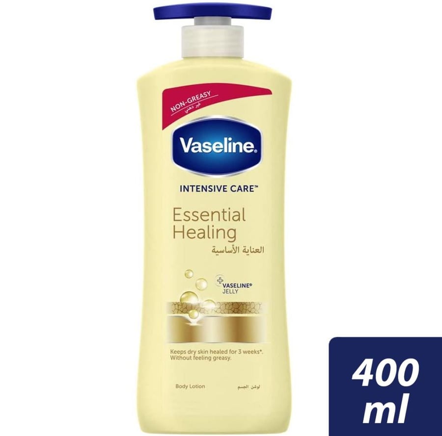 فازلين لوشن جسم العناية الاساسيه بخلاصة الشوفان النقي 400 مل VASELINE INENSIVE CARE ESSENTIAL HEALING