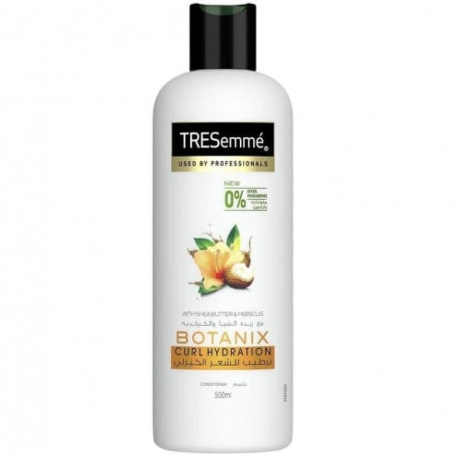 تريسيمي بلسم ترطيب للشعر الكيرلي بزبدة الشيا والكركديه 500 مل TRESEMME withshea butter and hibiscus botanix curl hydration conditioner