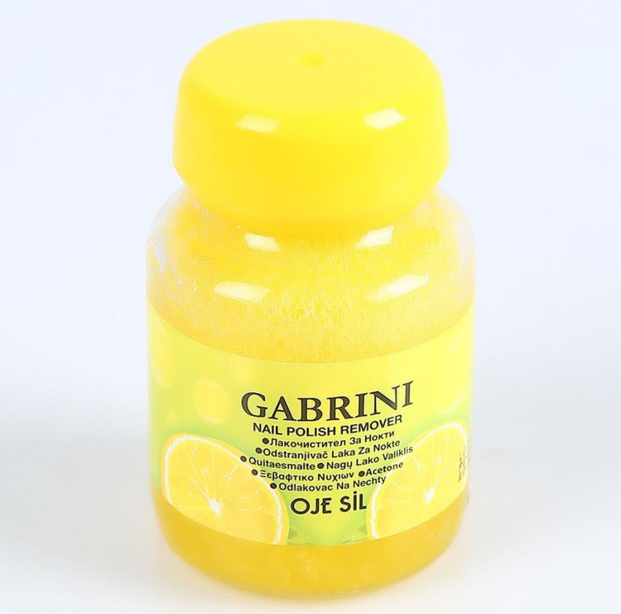 جابريني مزيل طلاء الاظافر برائحة الليمون 75مل GABRINI NAIL POLISH REMOVER