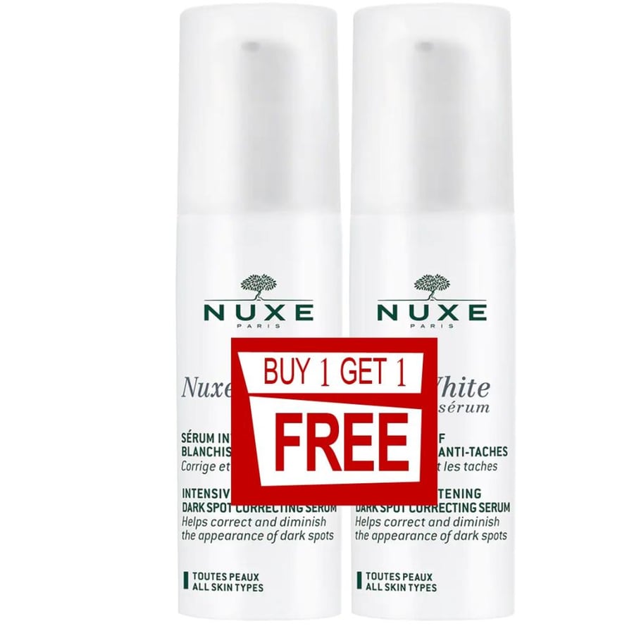 نوكس باريس وايت سيروم التفتيح مكثف للعناية اليومية بالوجه 30مل NUXE PARIS WHITE BRIGHTENING SERUM